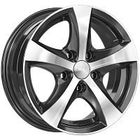 Литые диски УРАН-2 (КЛ066) 5.500xR14 5x100 DIA57.1 ET35 алмаз для Volkswagen Polo