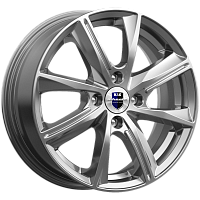 Литые диски Арнар (КС890) 6.000xR15 4x100 DIA67.1 ET35 дарк платинум для Renault Sandero Литые диски Арнар (КС890) 6.000xR15 4x100 DIA67.1 ET35 дарк платинум для Renault Sandero