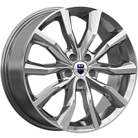 Литые диски Портер (КС906) 7.500xR18 5x112 DIA66.6 ET35 дарк платинум для SsangYong