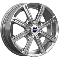 Литые диски Флэш (КС698) 5.000xR14 4x98 DIA58.5 ET35 дарк платинум для Lada 2106 Classic