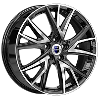 Литые диски Кайлас (КС1054) 6.500xR18 5x114.3 DIA66.1 ET40 алмаз черный