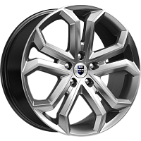 Литые диски Пандора (КС466) 8.500xR19 5x114.3 DIA67.1 ET45 дарк платинум для Lexus Sc