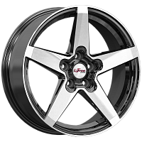 Литые диски Токен (КС1127) 6.500xR17 5x114.3 DIA67.1 ET33 Блэк Джек для Mitsubishi Asx