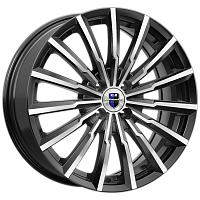 Литые диски Акцент (КС562) 7.000xR17 4x100 DIA67.1 ET38 алмаз черный